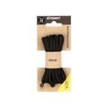 150cm Round Brown/Black Single Lace