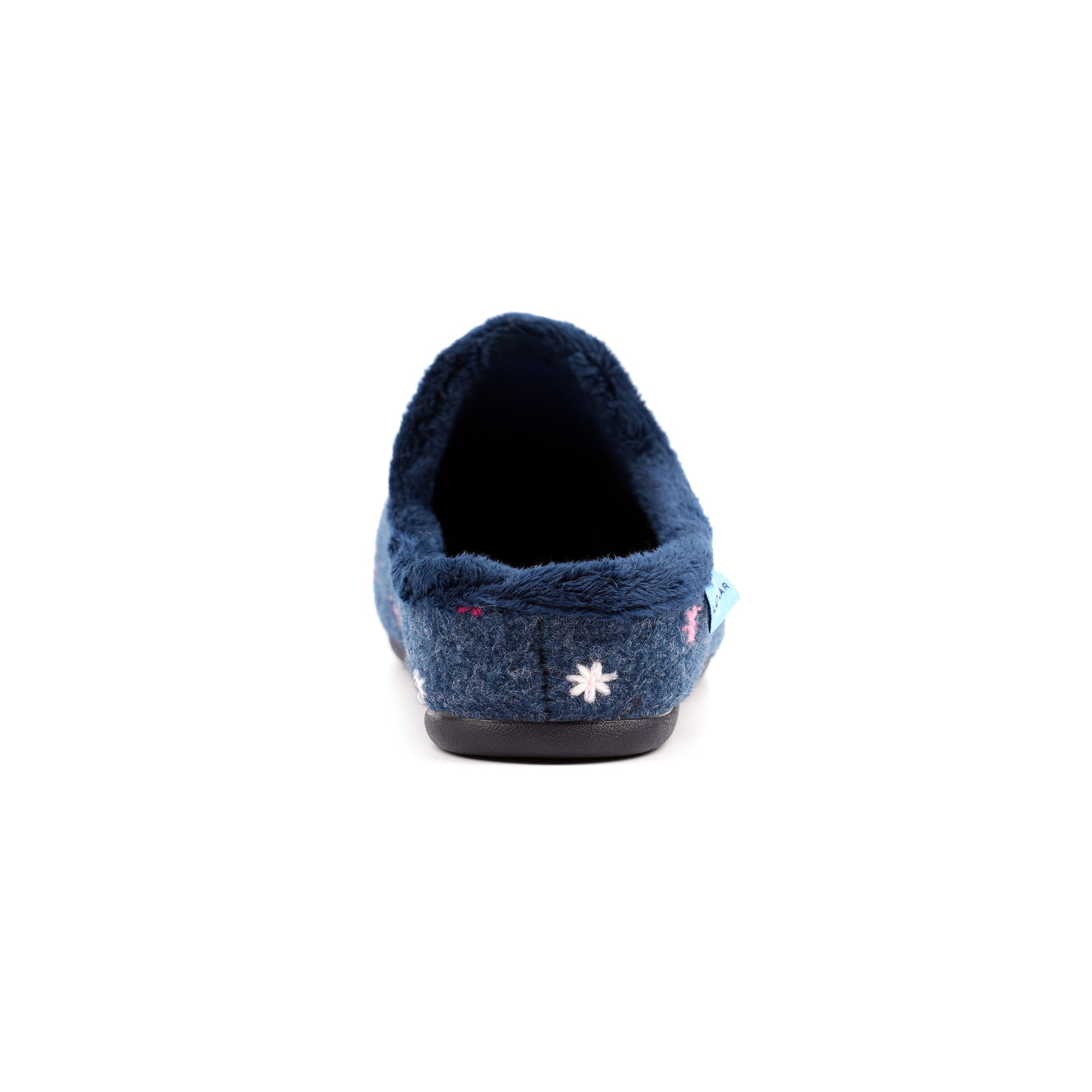 Flora Navy Slipper