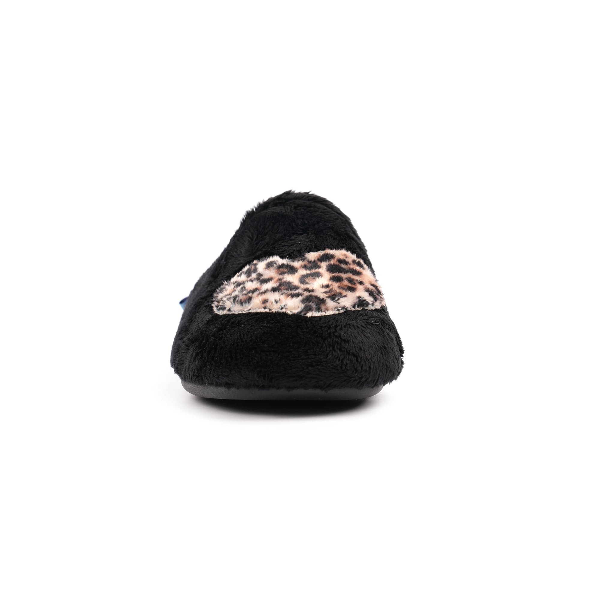 Lunar Buffy Black Mule Slipper
