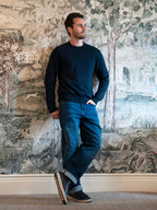 Phillip Navy Mens Trainer