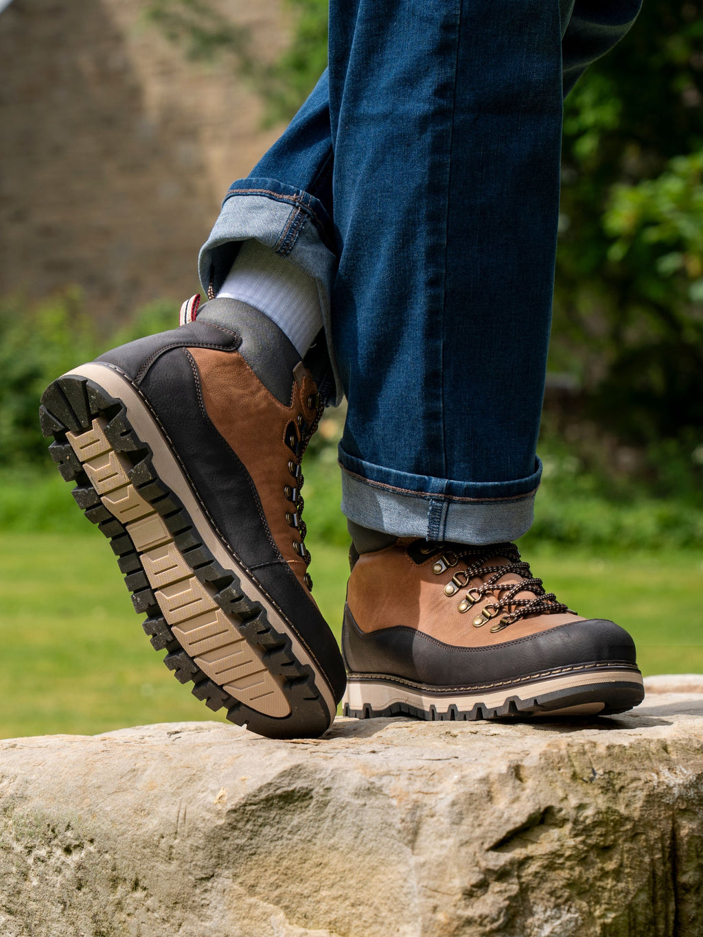 Liam Waterproof Tan Mens Boot