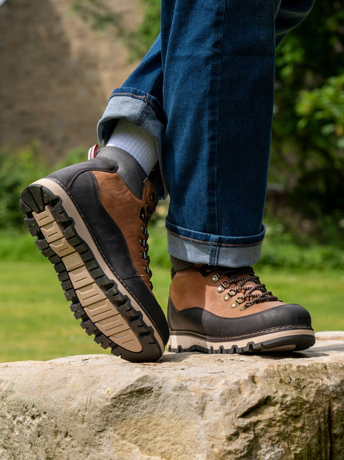 Liam Waterproof Tan Mens Boot