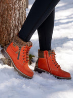 Millie Orange Waterproof Boot