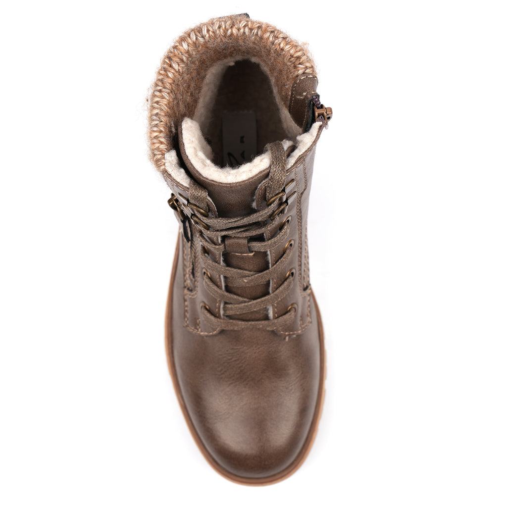 Chantelle Taupe Waterproof Ankle Boot