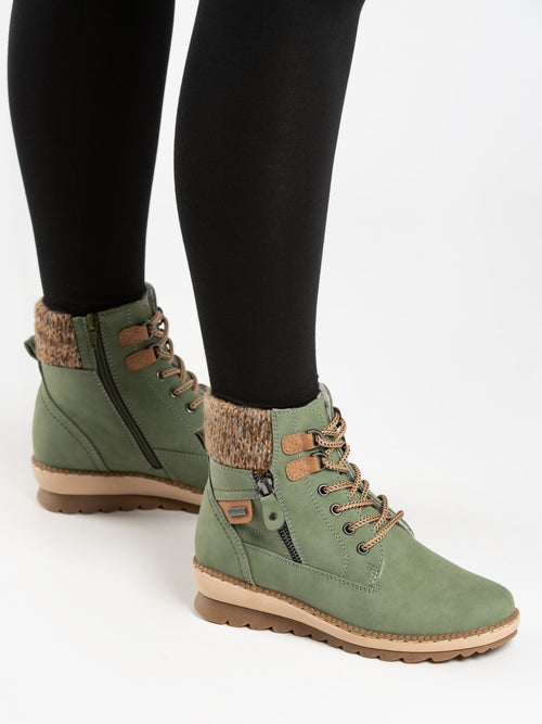 Davina Sage Green Waterproof Boot