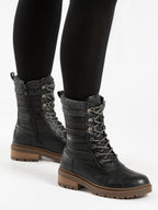 Marla Black Ice Grip Waterproof Mid Boot