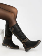 Melinda Black Waterproof Long Boot