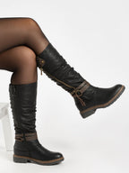 Melinda Black Waterproof Long Boot