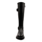 Joy Black Waterproof Expanding Calf Long Boot