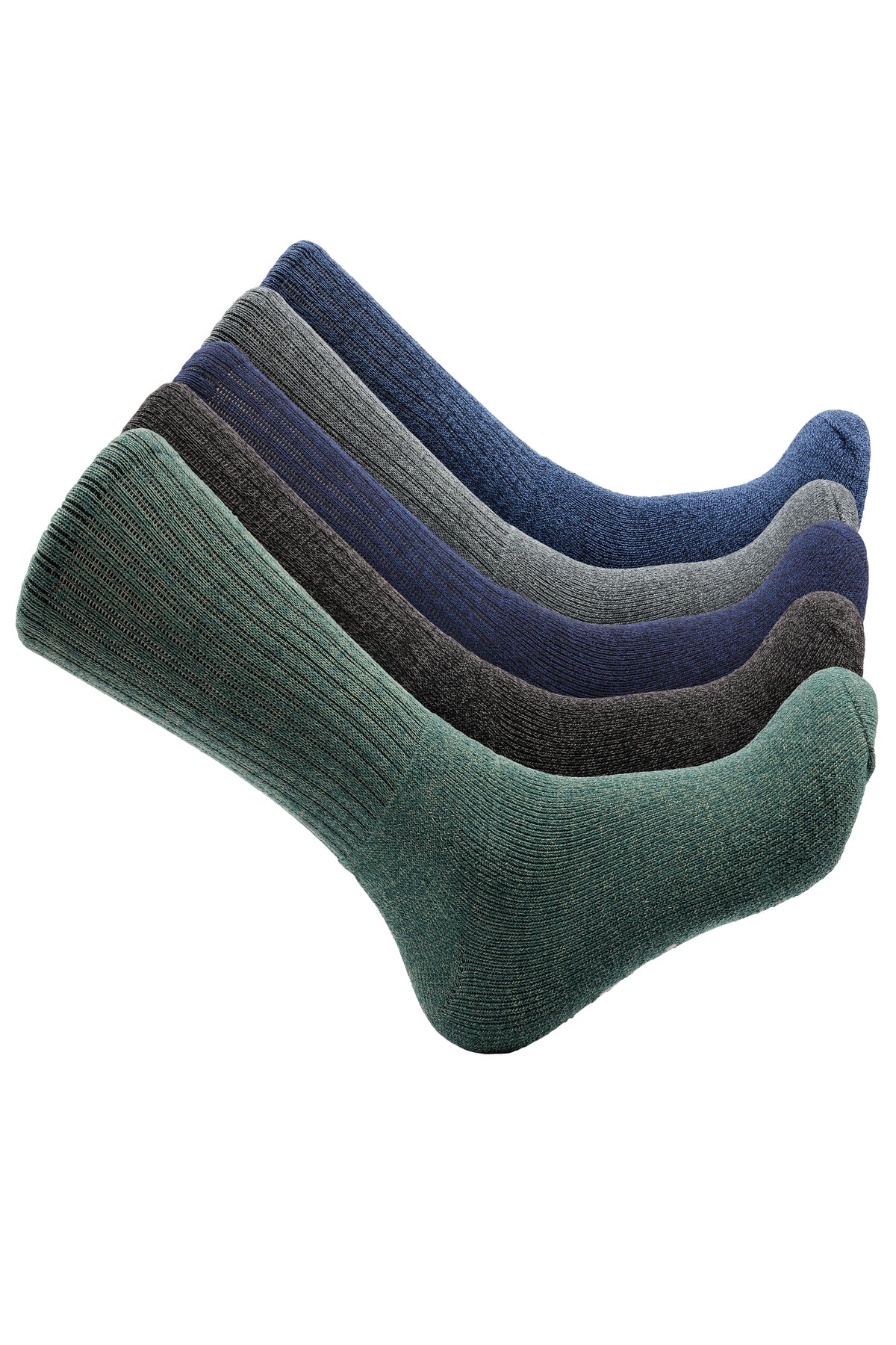 Mens Large Outdoor Socks 5 Pair Pack UK 9-12
