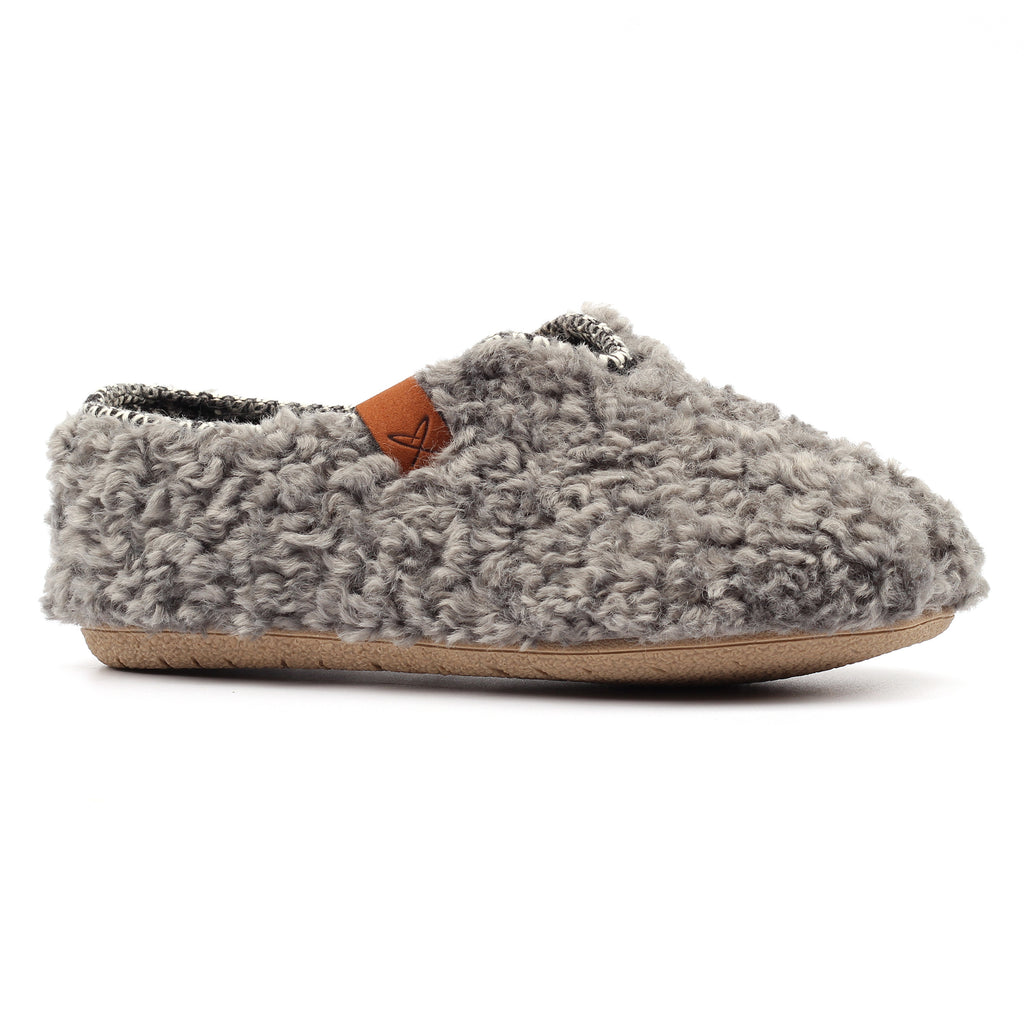 Belle Grey Slippers