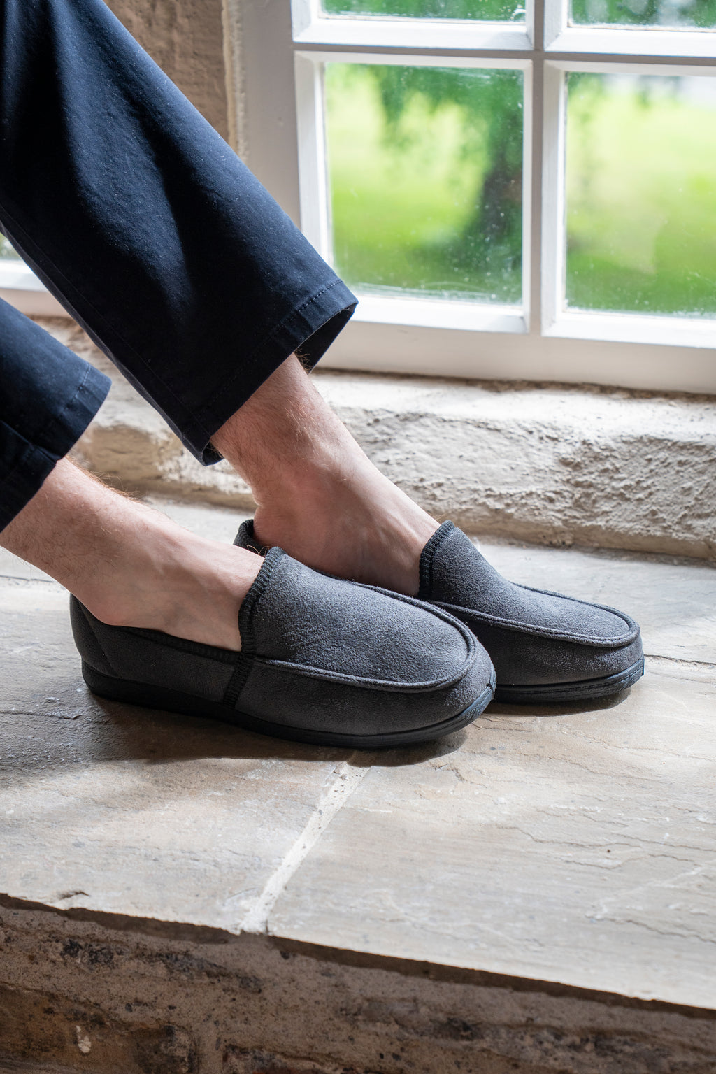 Eden II Grey Slipper
