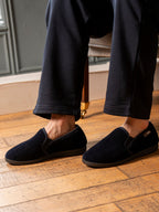 Lazy Dogz Ryan Navy Slipper