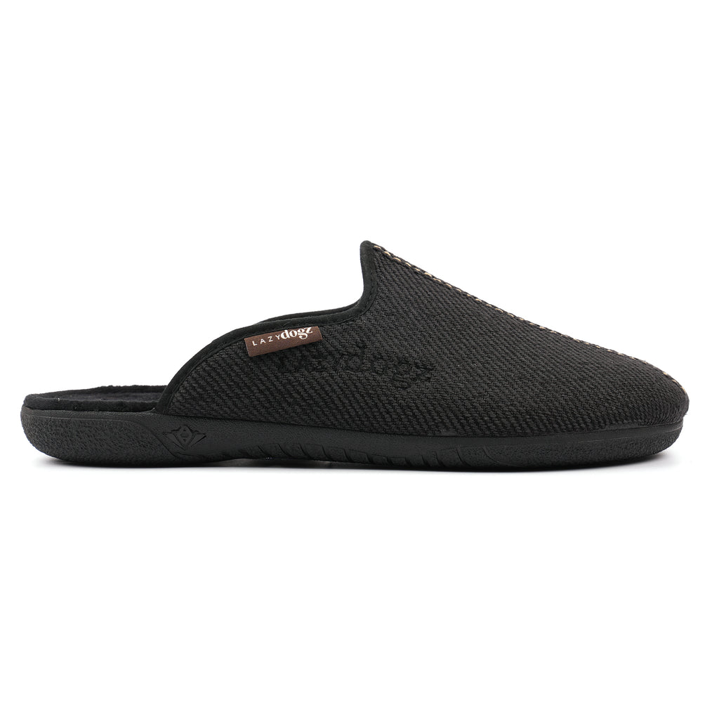 Paul Black Mule Slipper