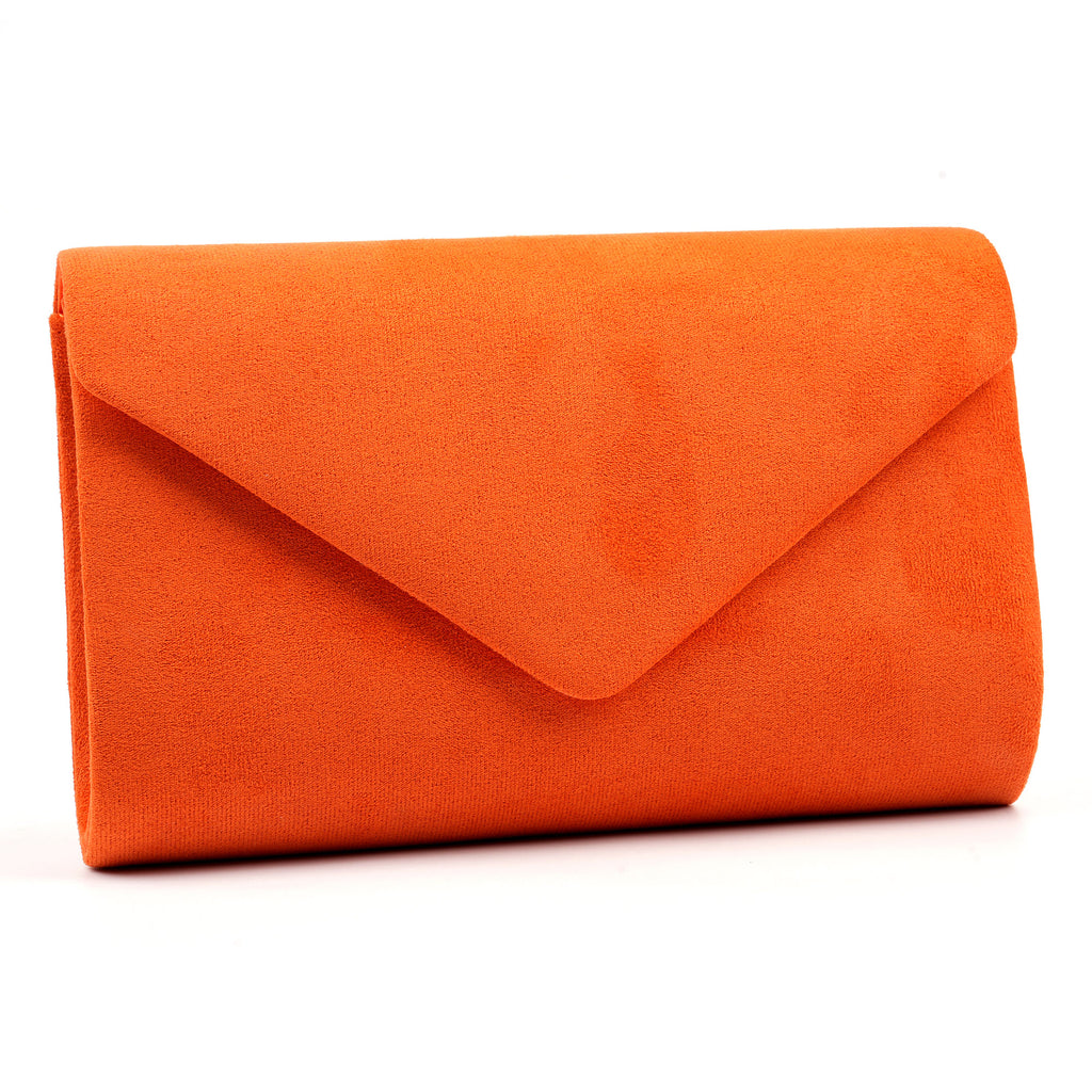 Amy Orange Clutch Bag