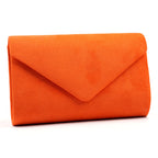 Amy Orange Clutch Bag
